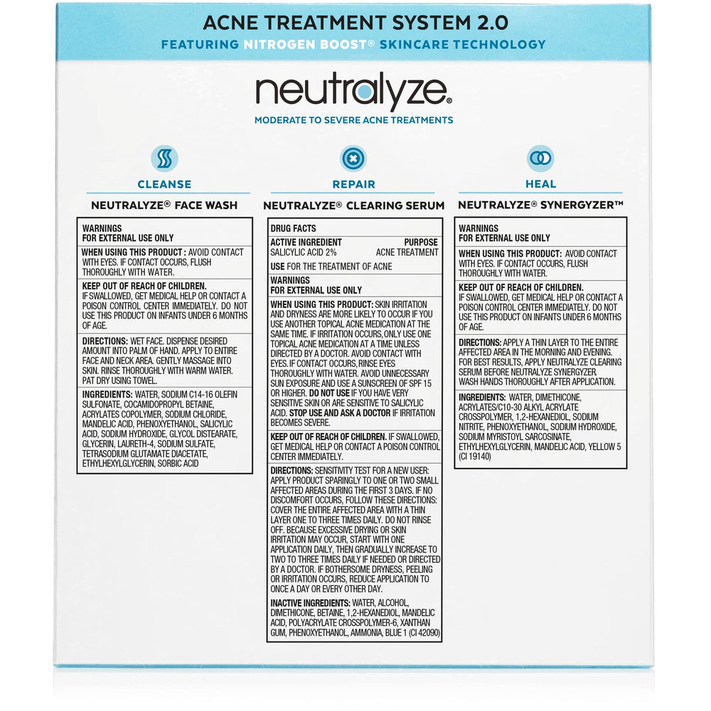 Neutralyze limpiador facial, limpieza suave para piel sensible.