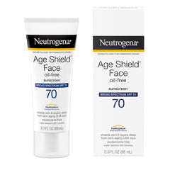 Neutrogena Age Shield three-pack packaging reveals total 9 ounces.