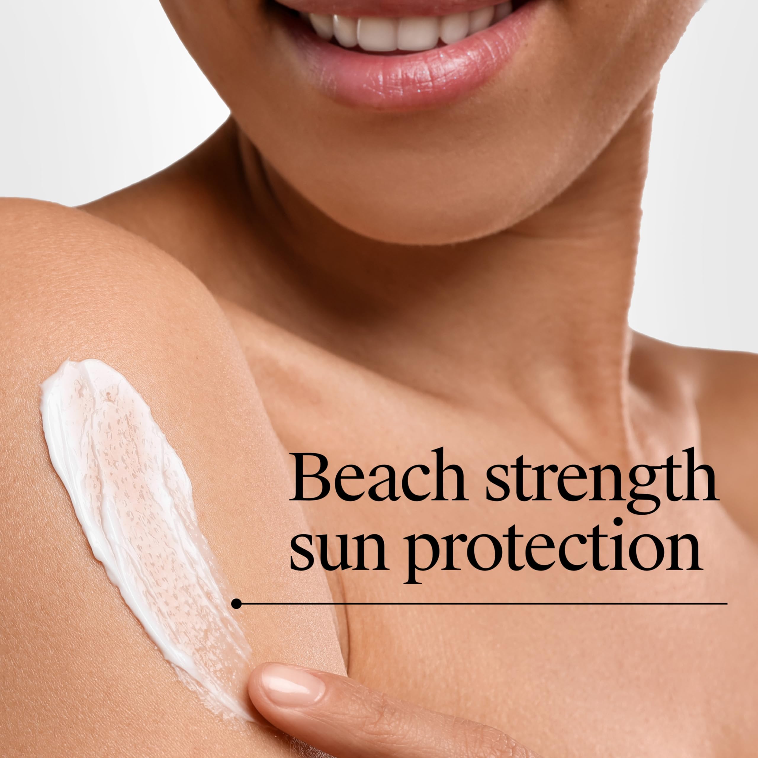 Neutrogena Beach Defense fast absorption texture on skin