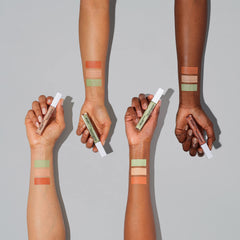 Neutrogena Clear Coverage Concealer swatch shows dark-spot neutralization for medium-to-deep tones.