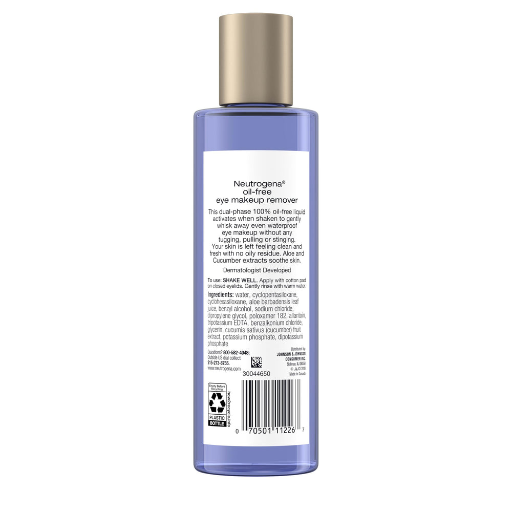 Neutrogena bottle on bathroom counter in everyday skincare routine setting