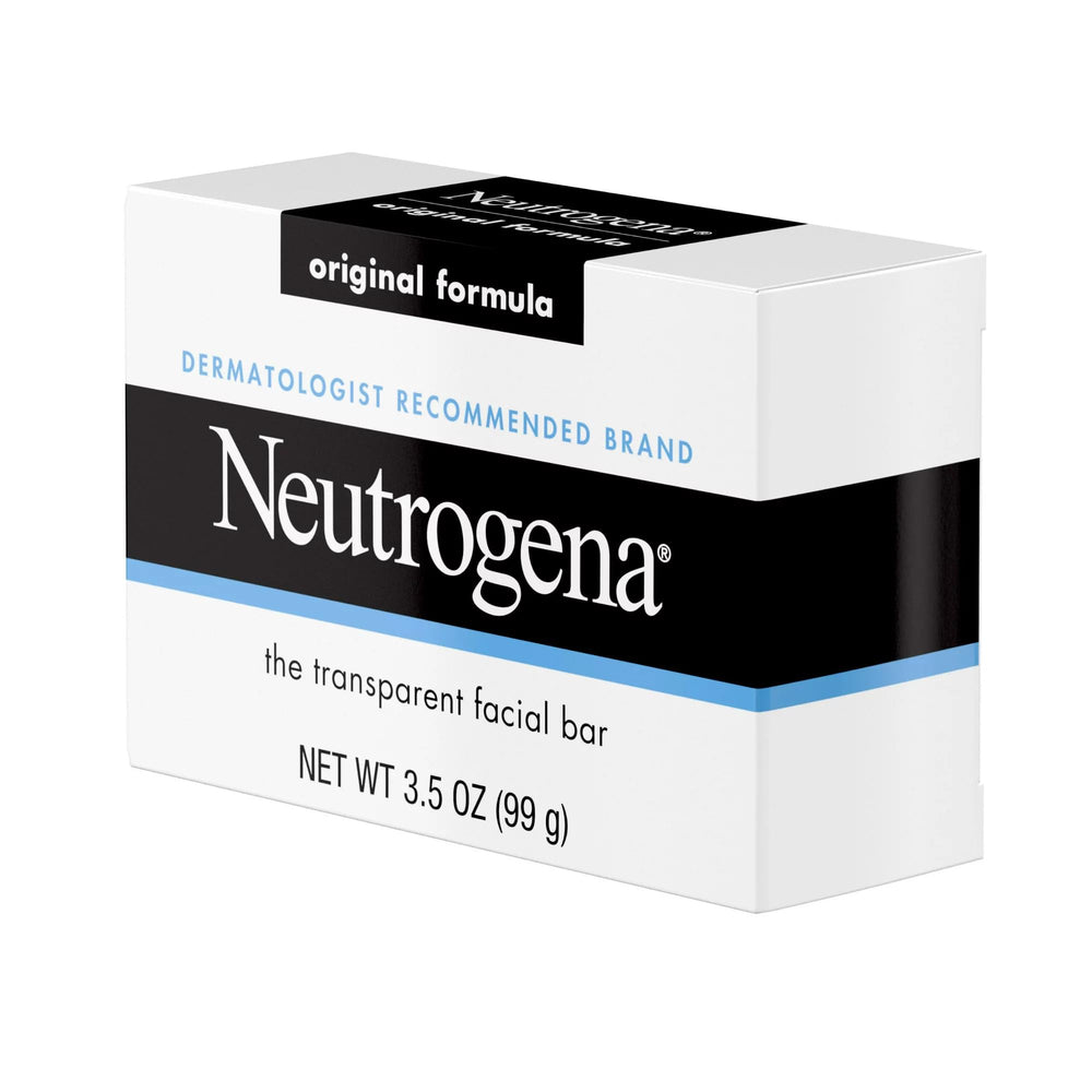 Neutrogena Facial Bar Original Formula hypoallergenic labeling indicating daily use suitability.