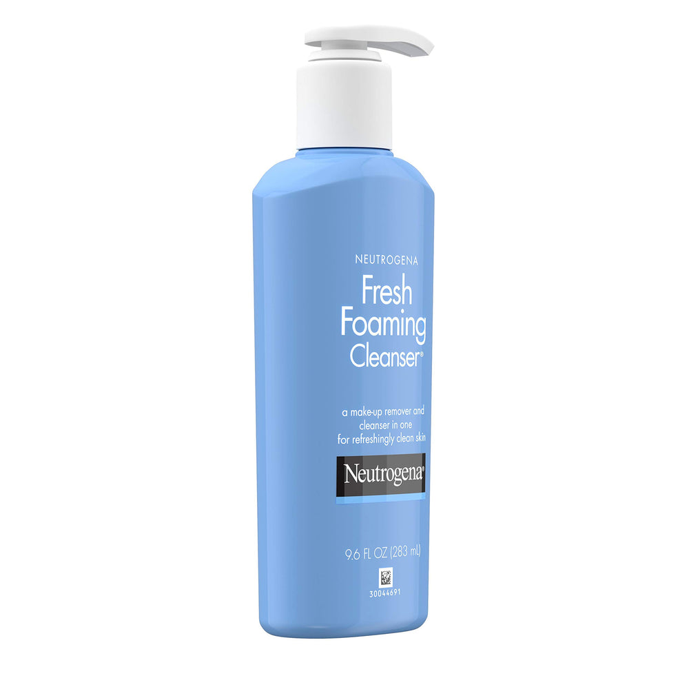 Neutrogena Fresh Foaming Cleanser rinses clean without residue