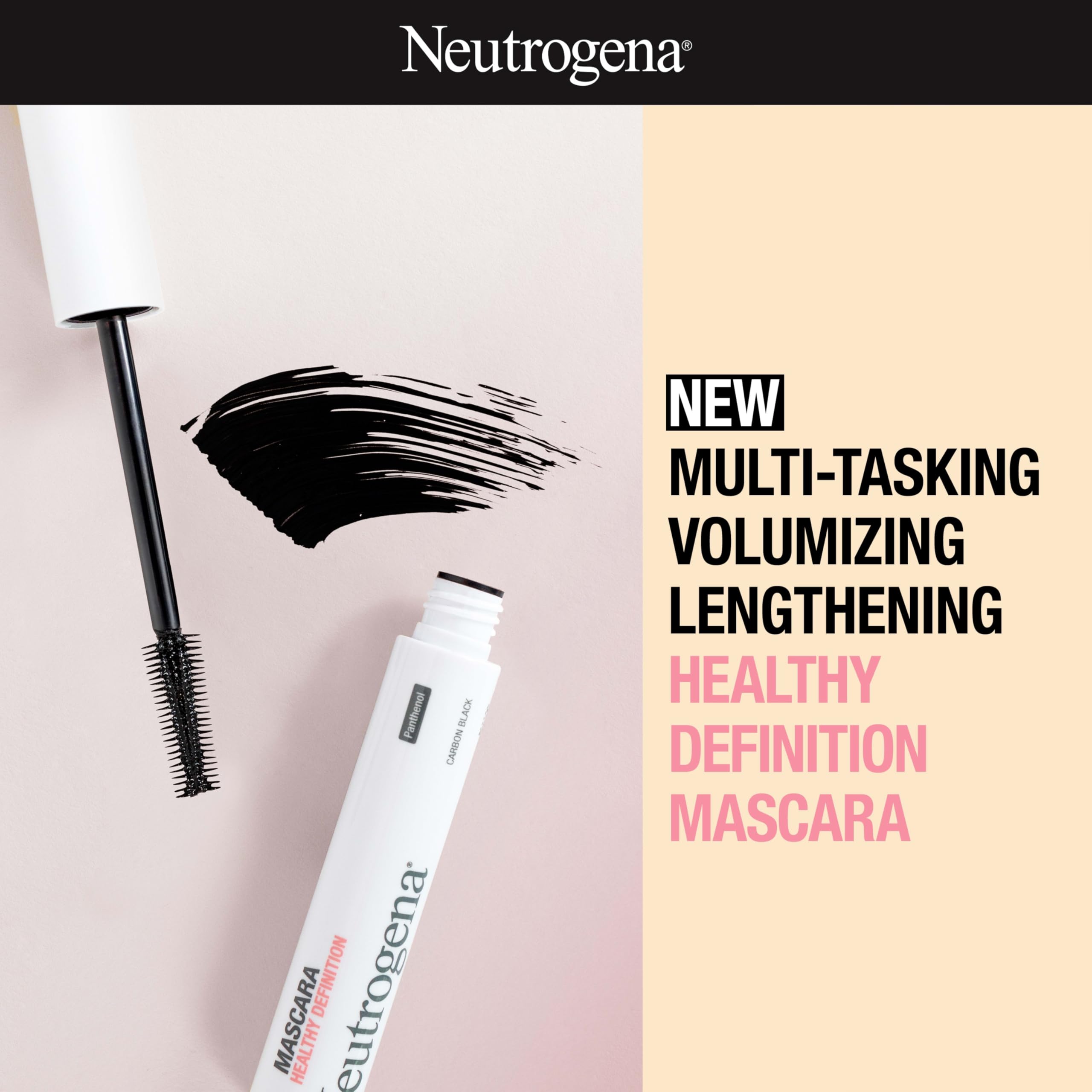 Neutrogena Healthy Definition Mascara brush lifts and lengthens lashes for a polished look.