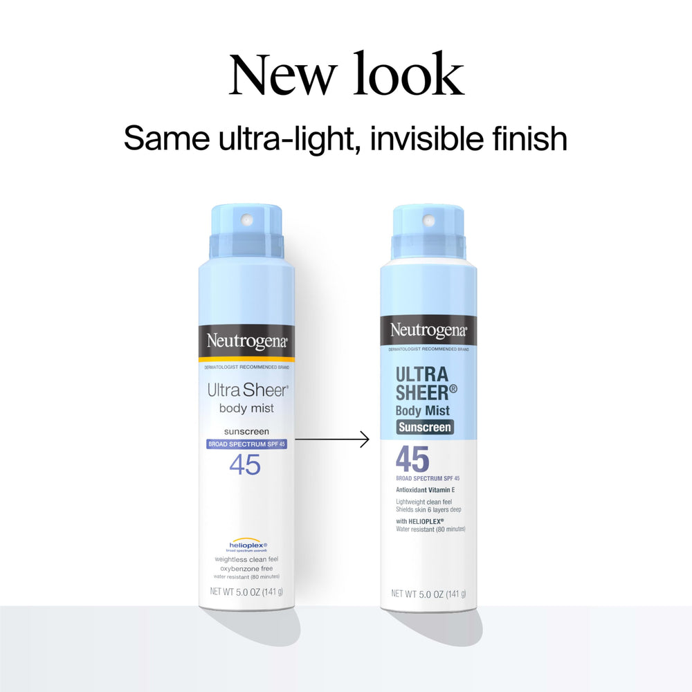Neutrogena HelioPlex technology image highlights UVA/UVB protection for active days