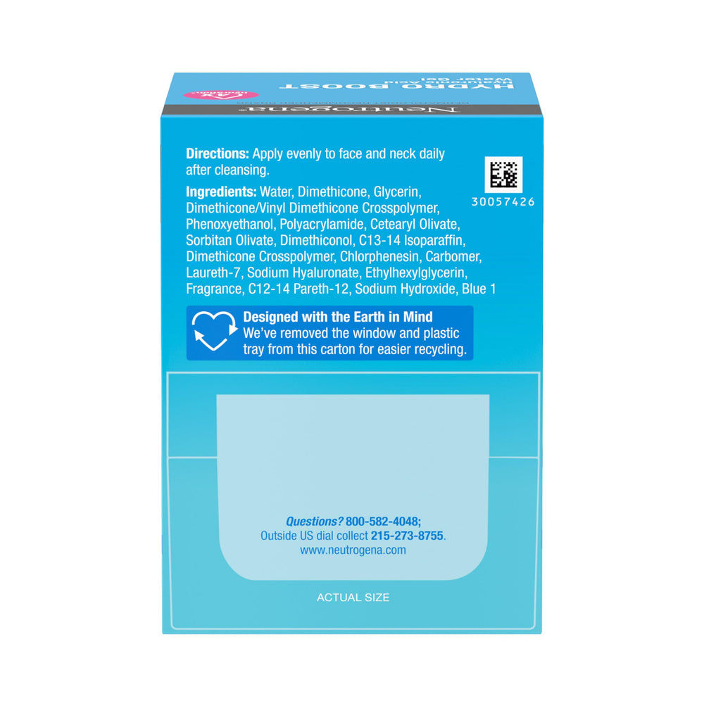 Neutrogena Hydro Boost 24-hour hydration concept showcasing lasting moisture
