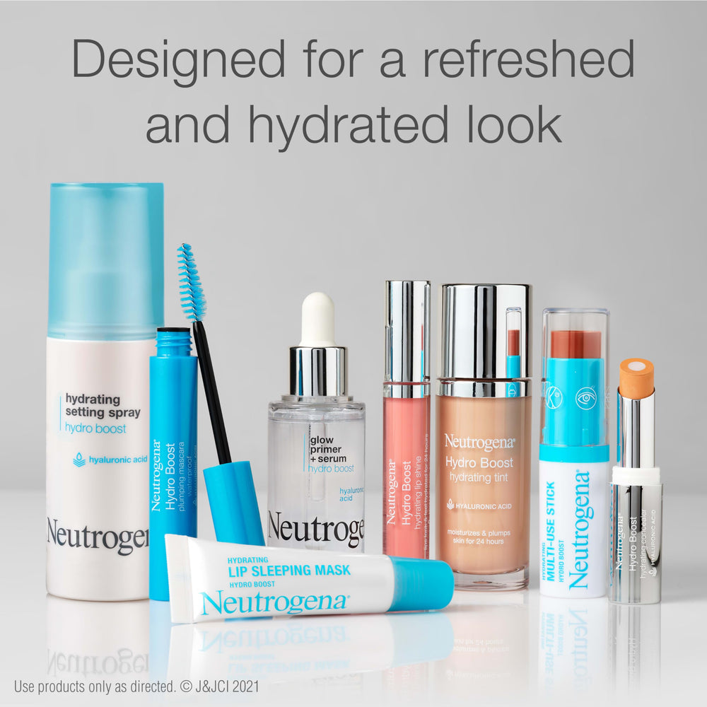 Neutrogena Hydro Boost daily-use routine image suggests wear-anytime hydration.