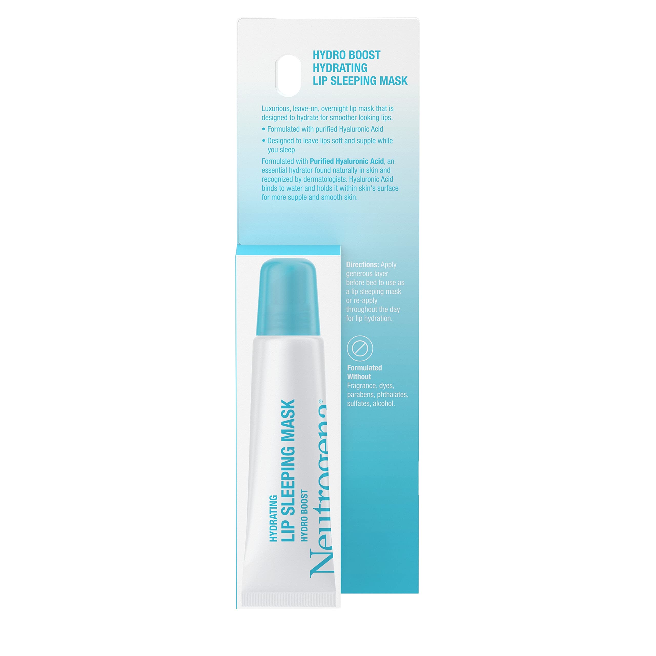 Neutrogena Hydro Boost dermatologist-recommended status signals trusted lip care.