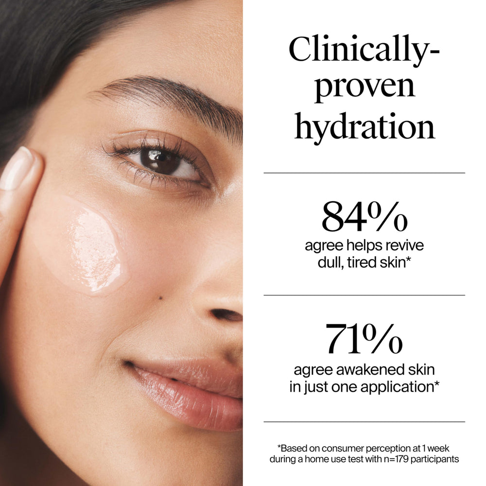 Neutrogena Hydro Boost neck application to hydrate evenly