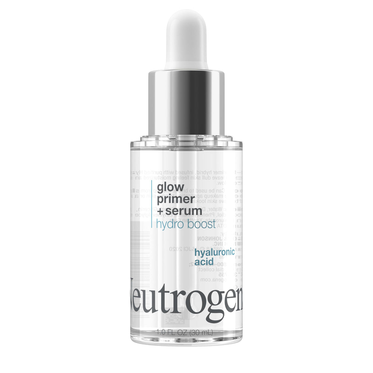 Neutrogena Hydro Boost Glow Booster bottle for makeup prep hydration.