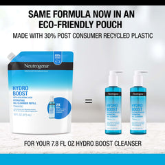 Neutrogena Hydro Boost hyaluronic acid closeup highlights hydrating moisture