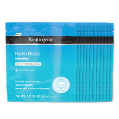 Neutrogena Hydro Boost hydrogel mask closeup shows rich hydration for dry skin