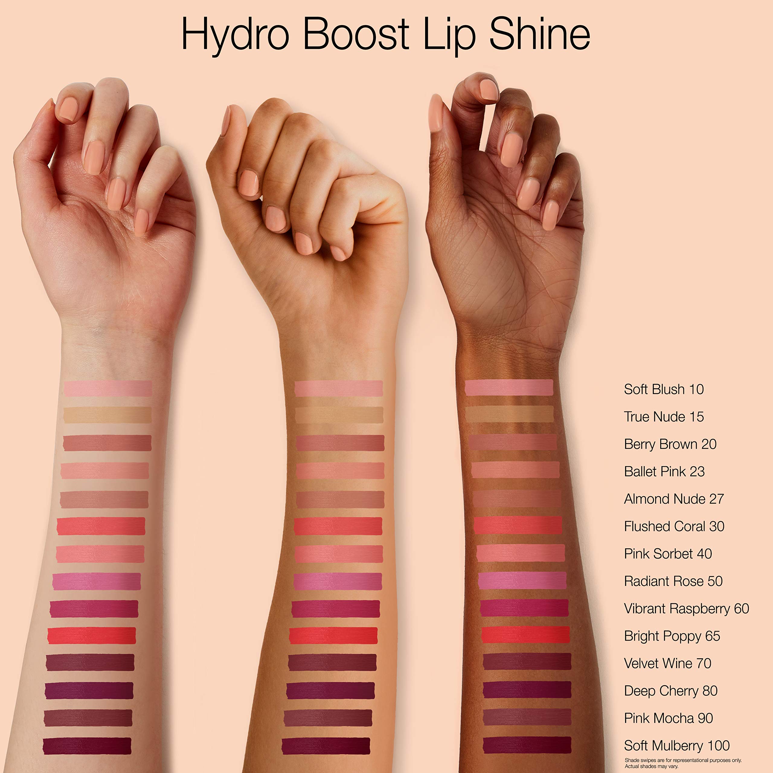 Neutrogena Hydro Boost lip gloss applying helps smooth color with lightweight glide