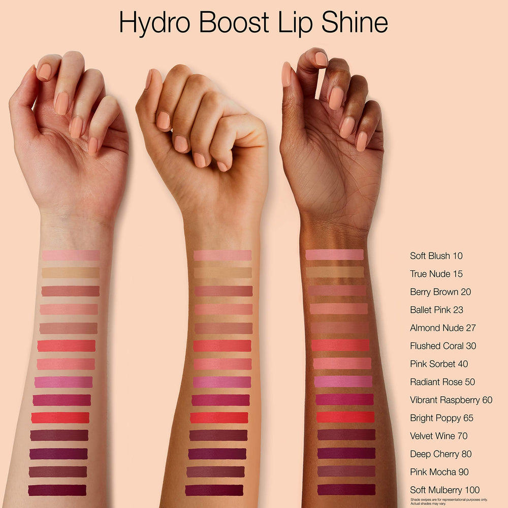 Neutrogena Hydro Boost lip gloss applying helps smooth color with lightweight glide
