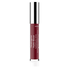 Neutrogena Hydro Boost Velvet Wine tube close-up with hydrating shine for daily lips