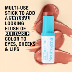 Neutrogena Hydro Boost makeup stick cheek-blush-swatch reveals a soft, natural flush.