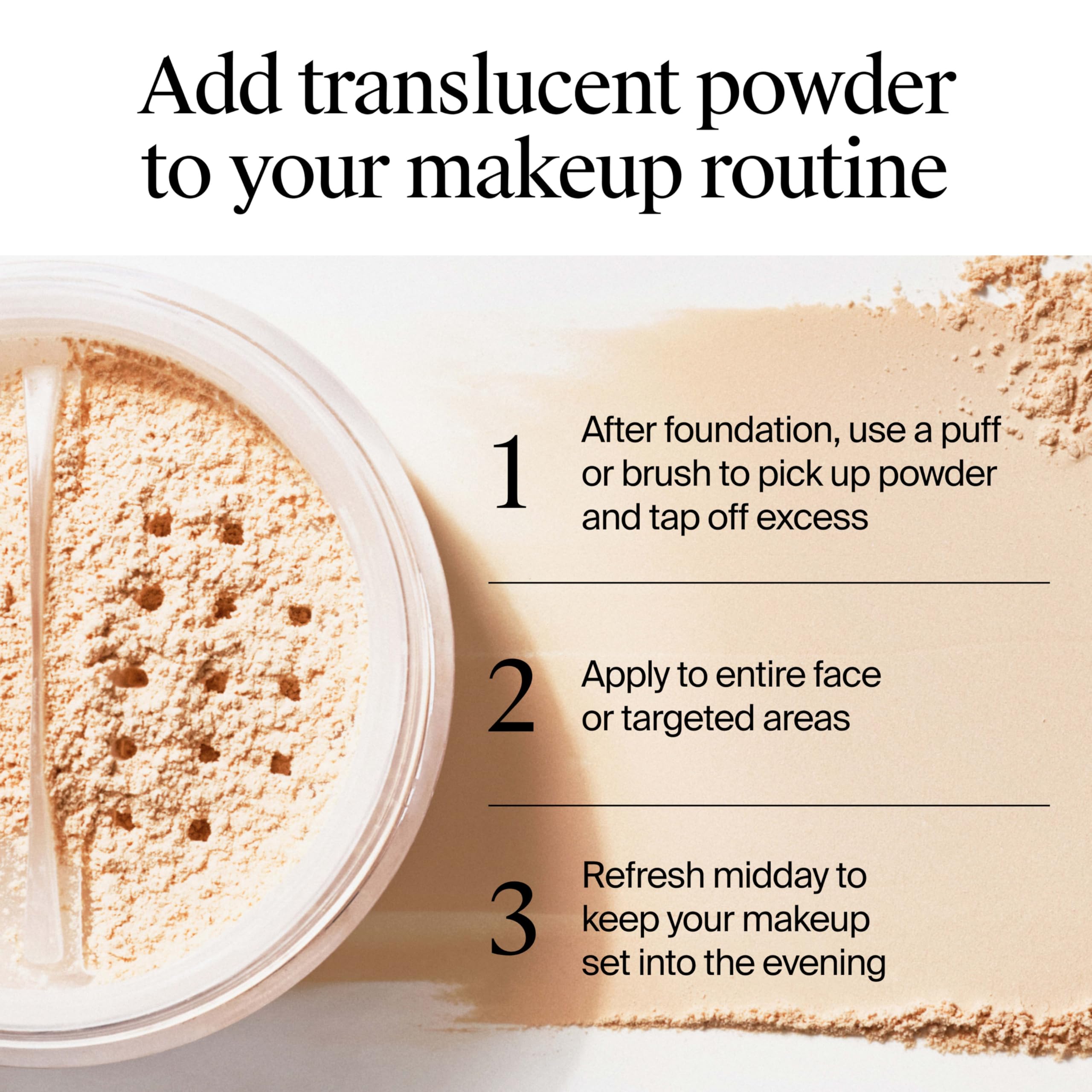 Neutrogena Hydro Boost powder packaging shot emphasizes lightweight, non-drying formula.