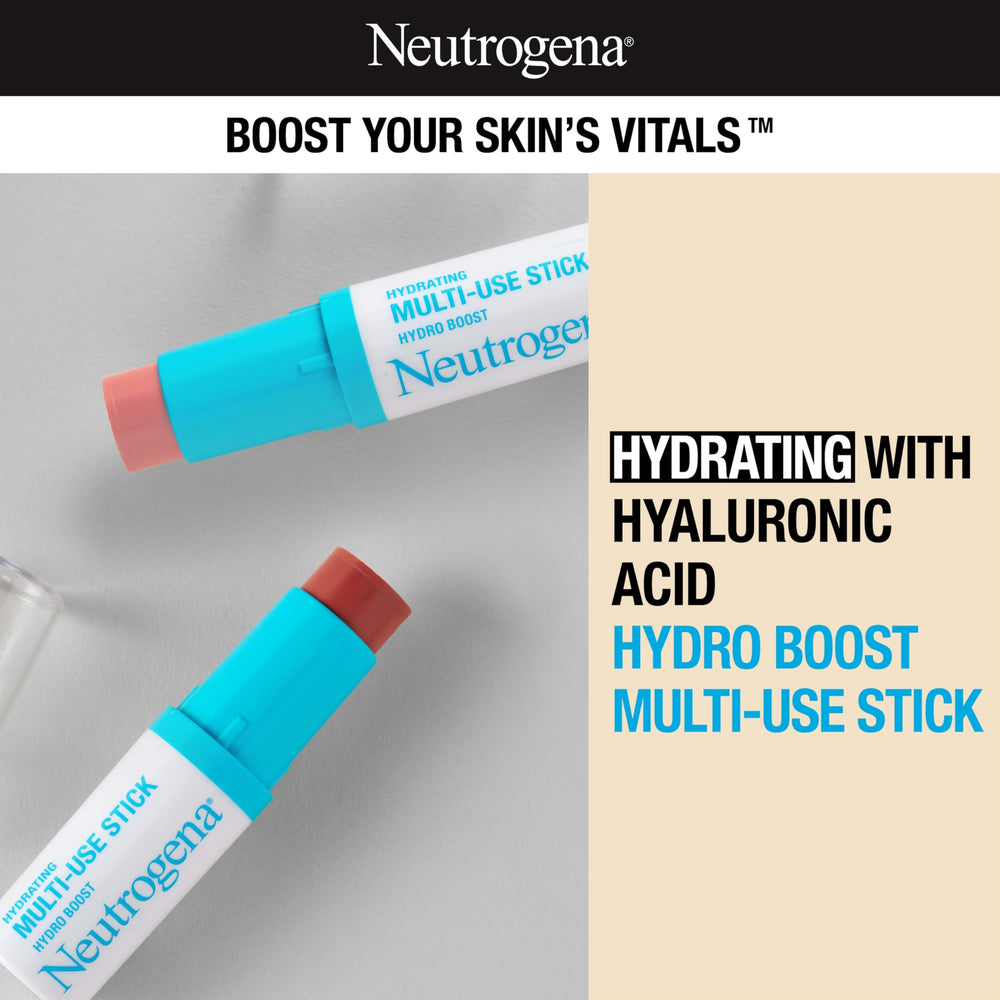 Neutrogena Hydro Boost stick mejillas, rubor suave para un aspecto fresco.