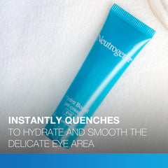 Neutrogena Hydro Boost under-eye cream close-up texture shows gel-cream absorption and hydration.