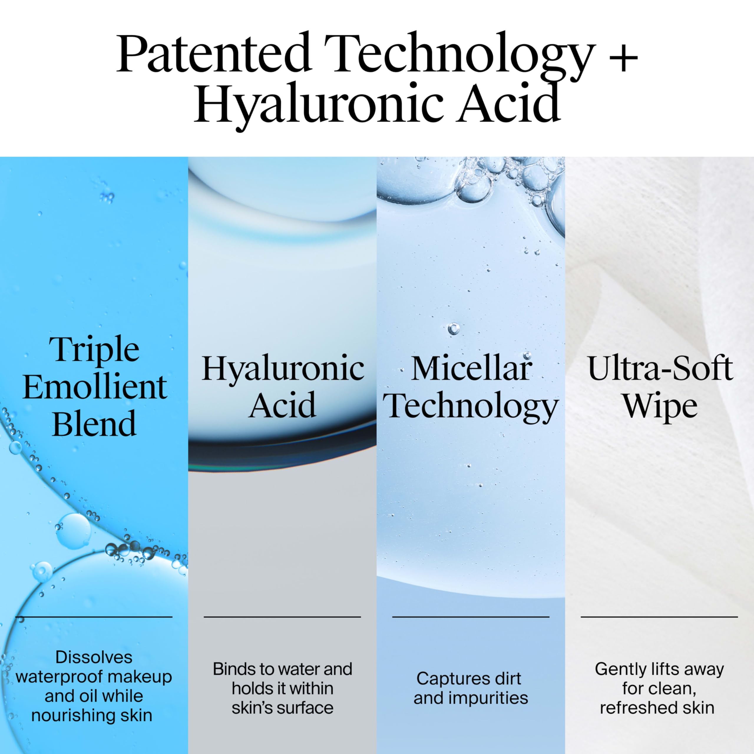Neutrogena Hydro Boost wipe removes waterproof makeup with ease.