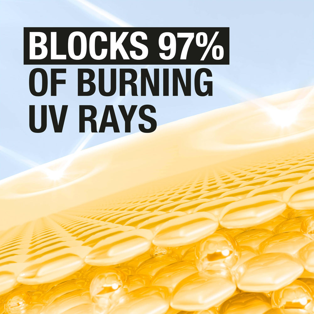 Neutrogena Invisible Daily Defense with ginger extract offers antioxidant support for radiant skin.