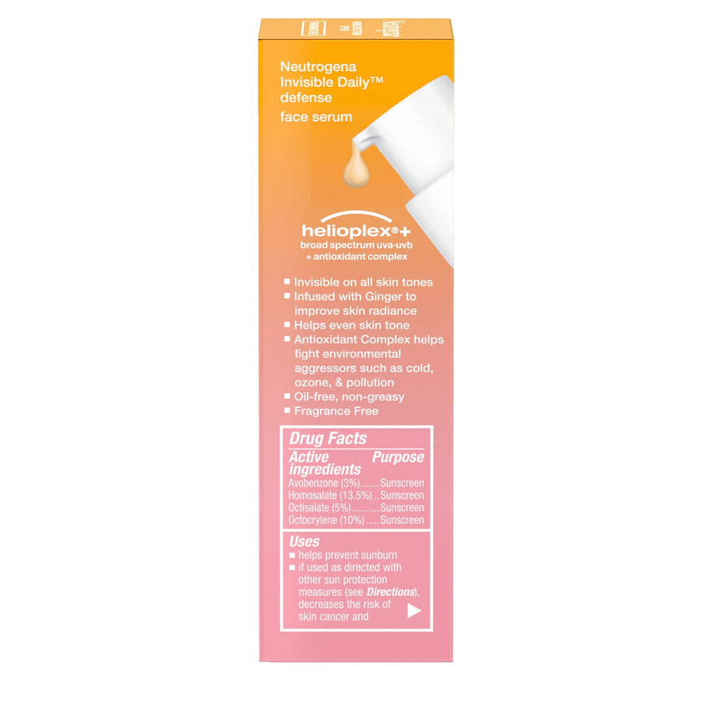 Neutrogena Invisible Daily Defense no white cast on diverse skin tones.