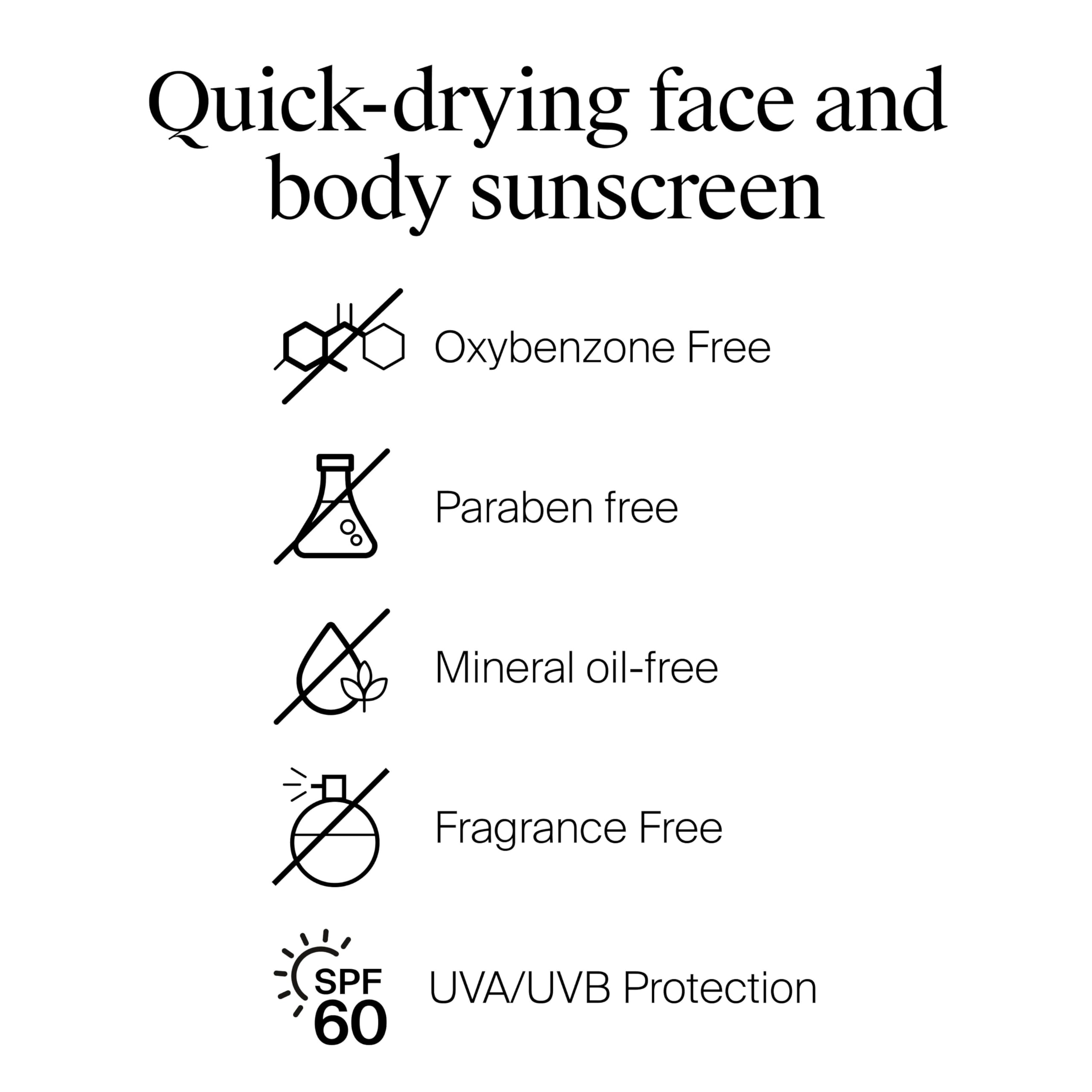 Water-resistance up to 80 minutes demonstrated on skin with Neutrogena sunscreen.