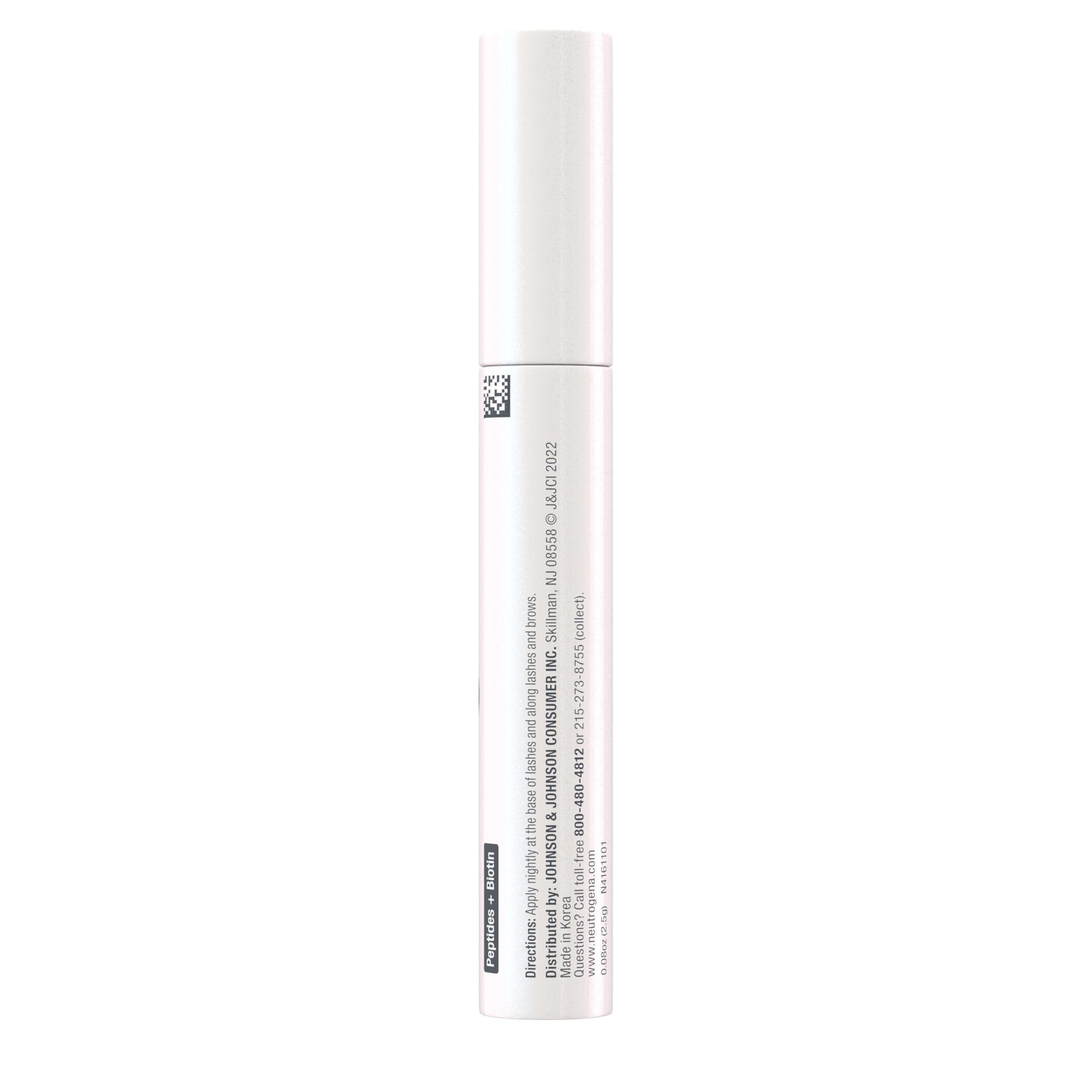 Neutrogena Lash + Brow Serum eyebrows closeup emphasizing conditioning