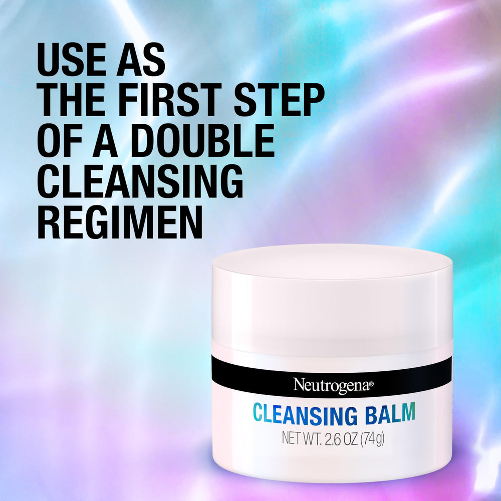 Neutrogena Makeup Melting Cleansing Balm packaging emphasizes dermatologist-recommended skincare trust.