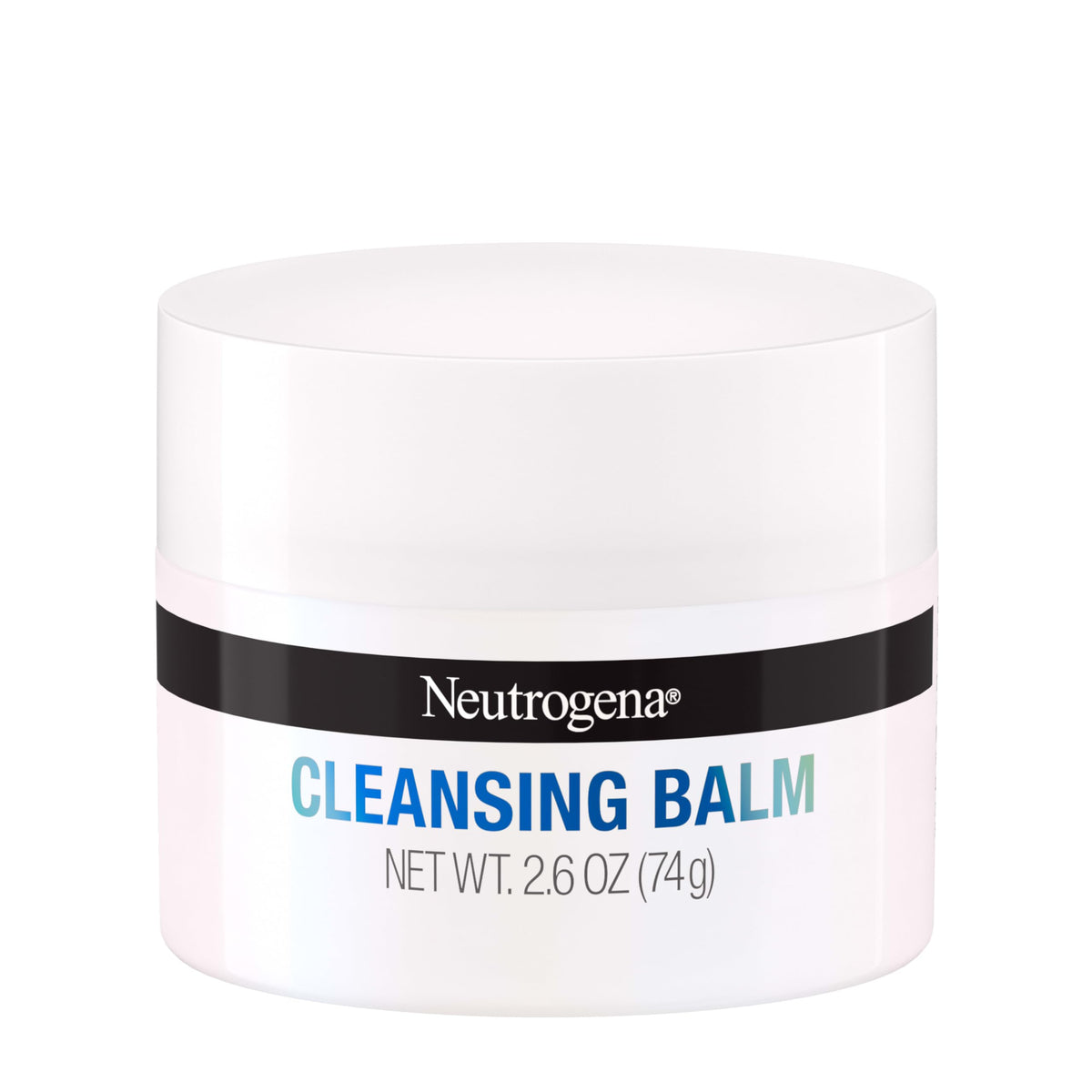 Neutrogena Makeup Melting Cleansing Balm jar front highlights gentle makeup removal and soft skin.