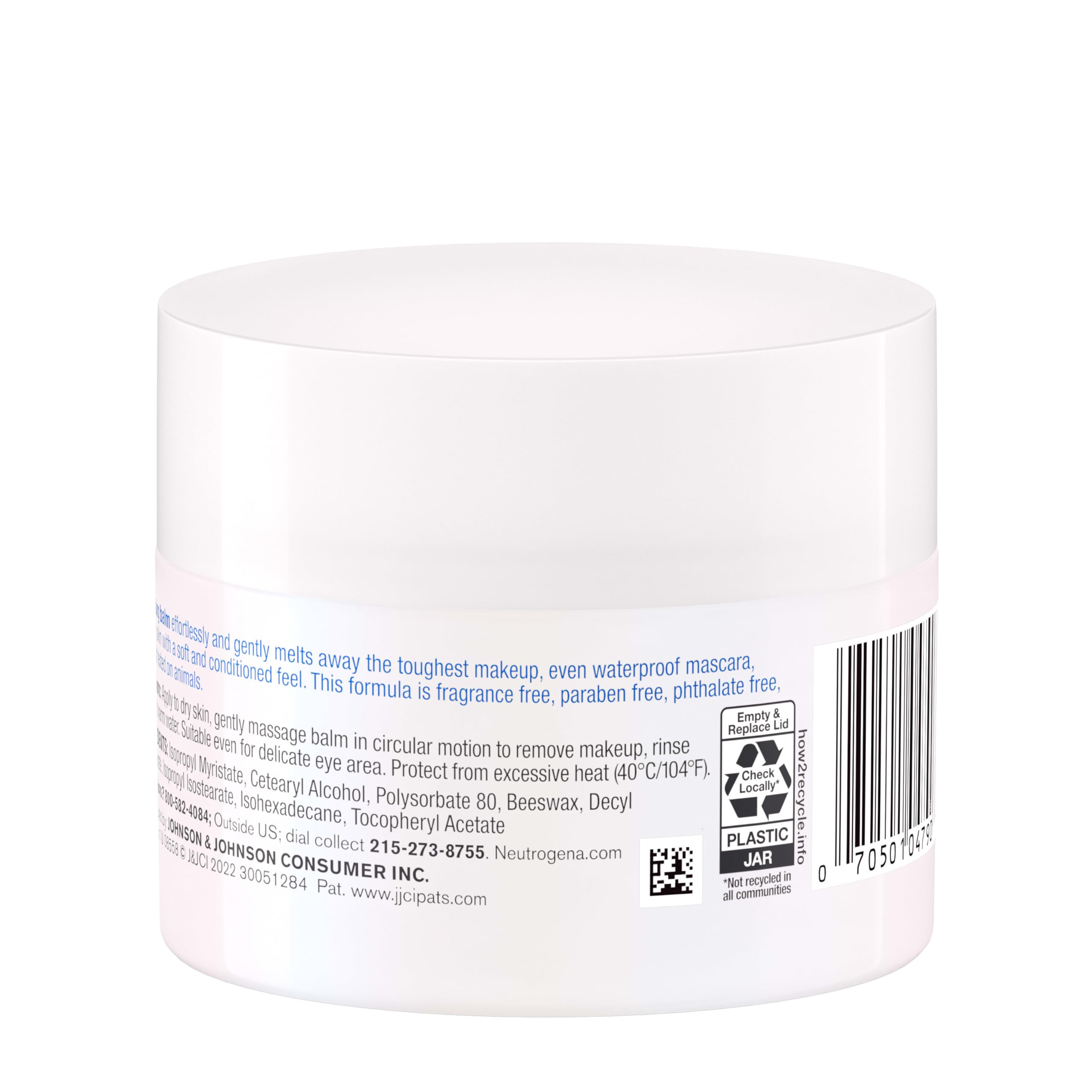 Neutrogena Makeup Melting Cleansing Balm in a bathroom scene promotes quick nightly routine.