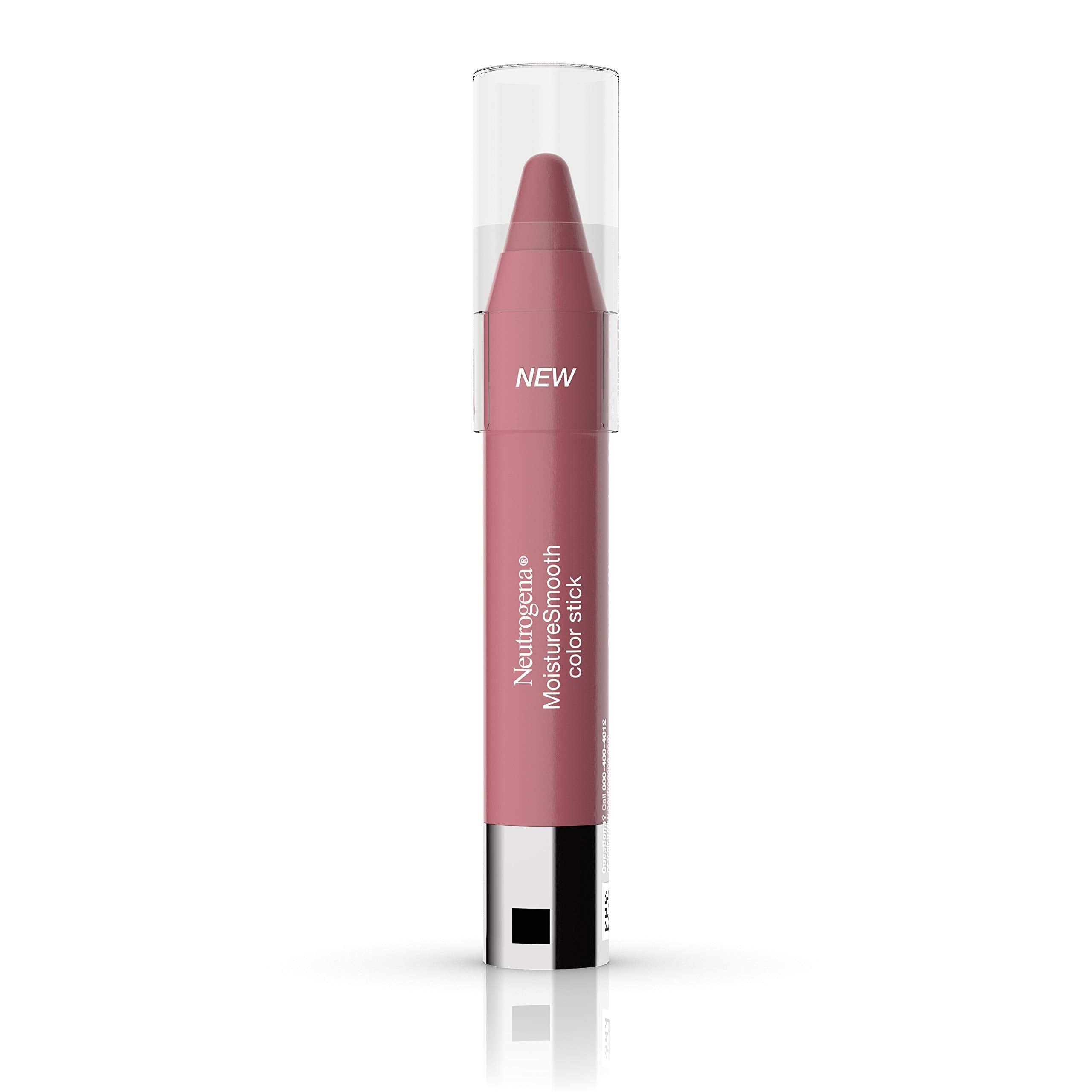 Neutrogena MoistureSmooth Color Stick Sweet Watermelon tube shows lasting moisture with color