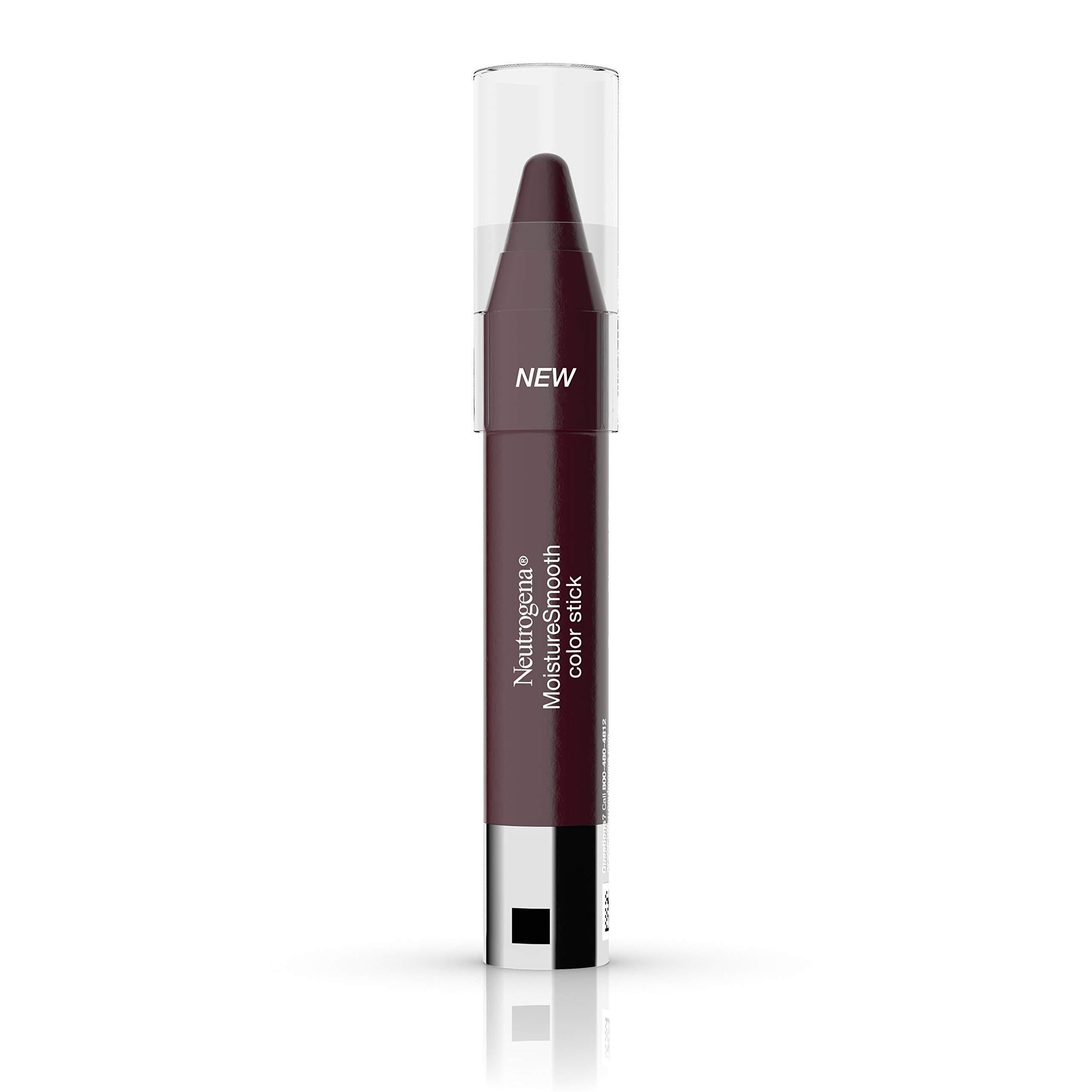 Neutrogena MoistureSmooth Color Lip Stick twist-up tube for easy, mess-free color.