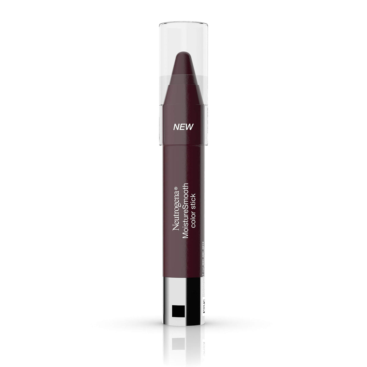 Neutrogena MoistureSmooth Color Lip Stick twist-up tube for easy, mess-free color.