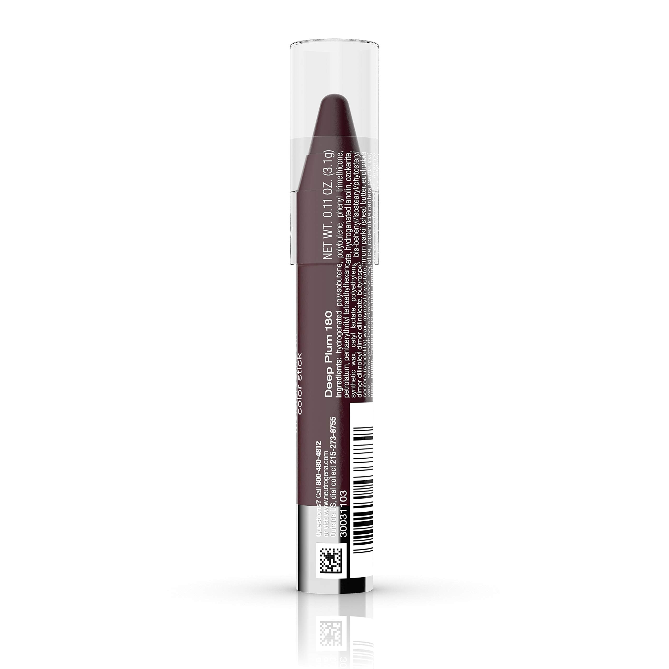 Neutrogena MoistureSmooth lip close-up demonstrates smooth glide and even coverage.