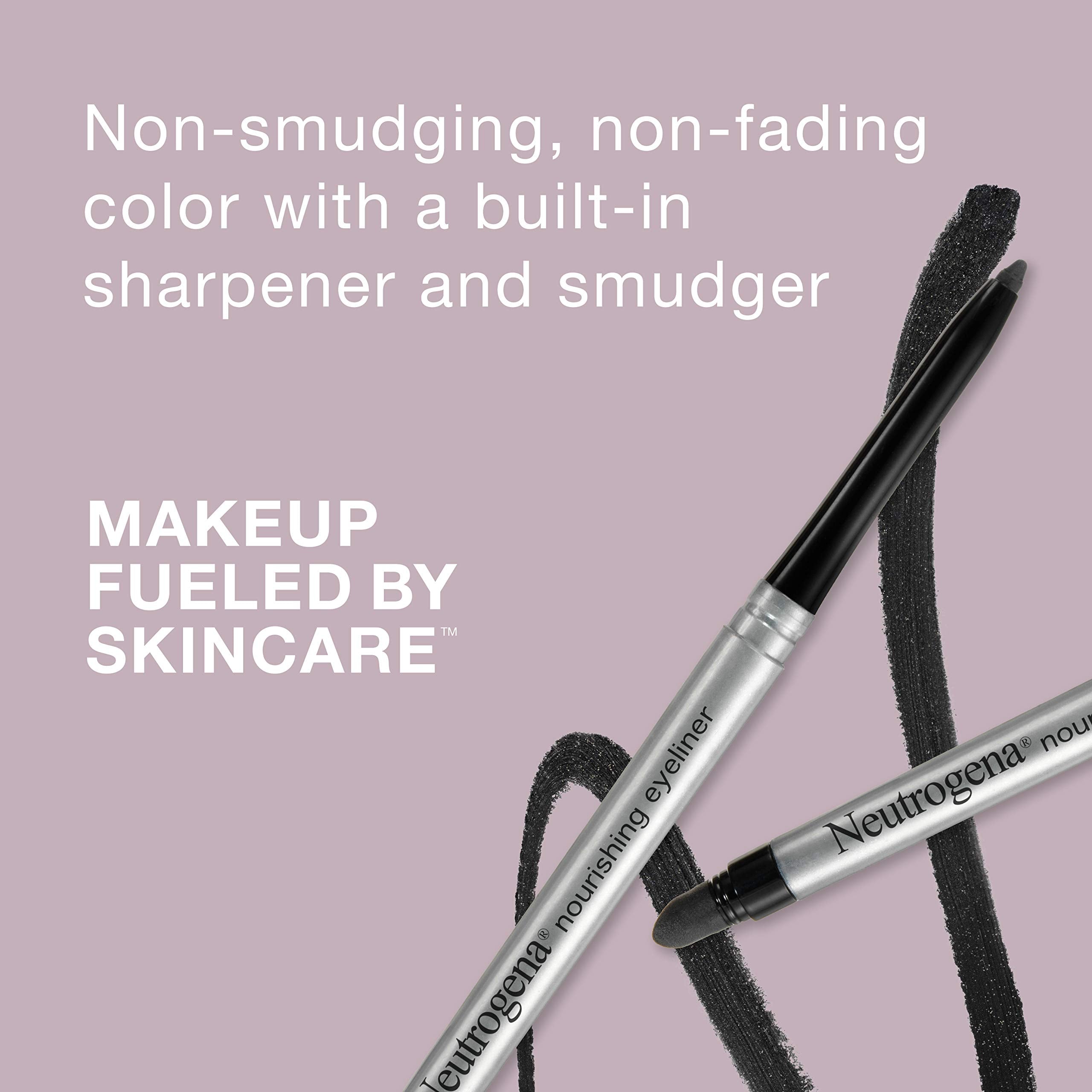 Neutrogena Nourishing Eyeliner Pencil built-in sharpener demonstrates precise application.