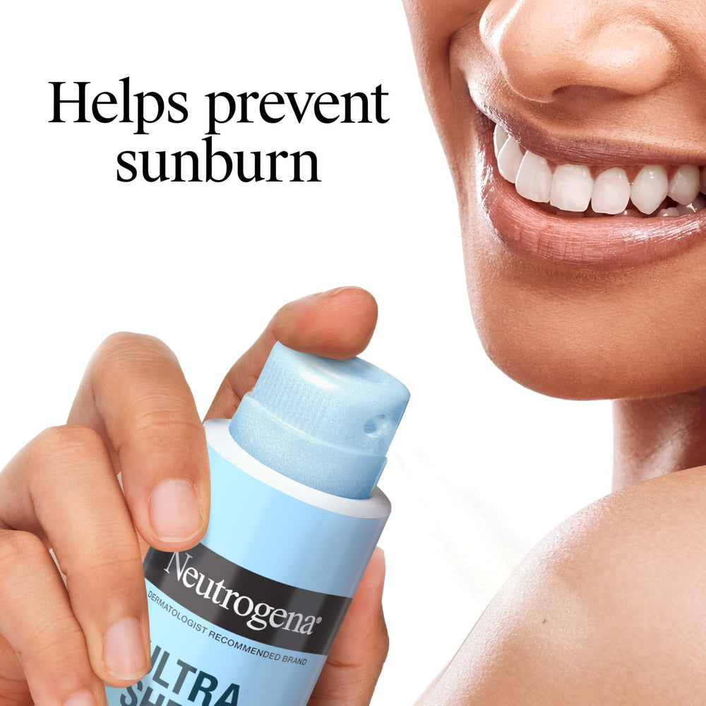 Neutrogena oil-free and non-comedogenic spray keeps pores clear on beach days