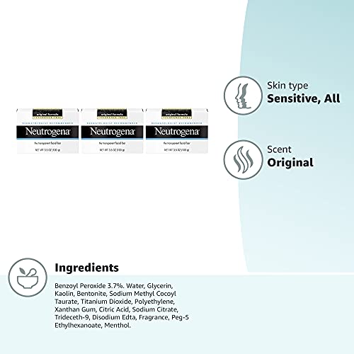 Neutrogena Original Amber Bar fragrance-free bar lather forming for a soft cleanse.