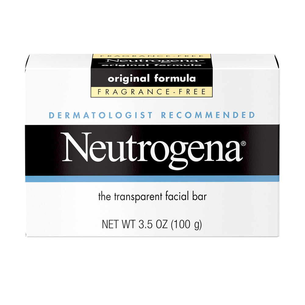 Neutrogena Original Amber Bar fragrance-free with no dyes or harsh detergents.