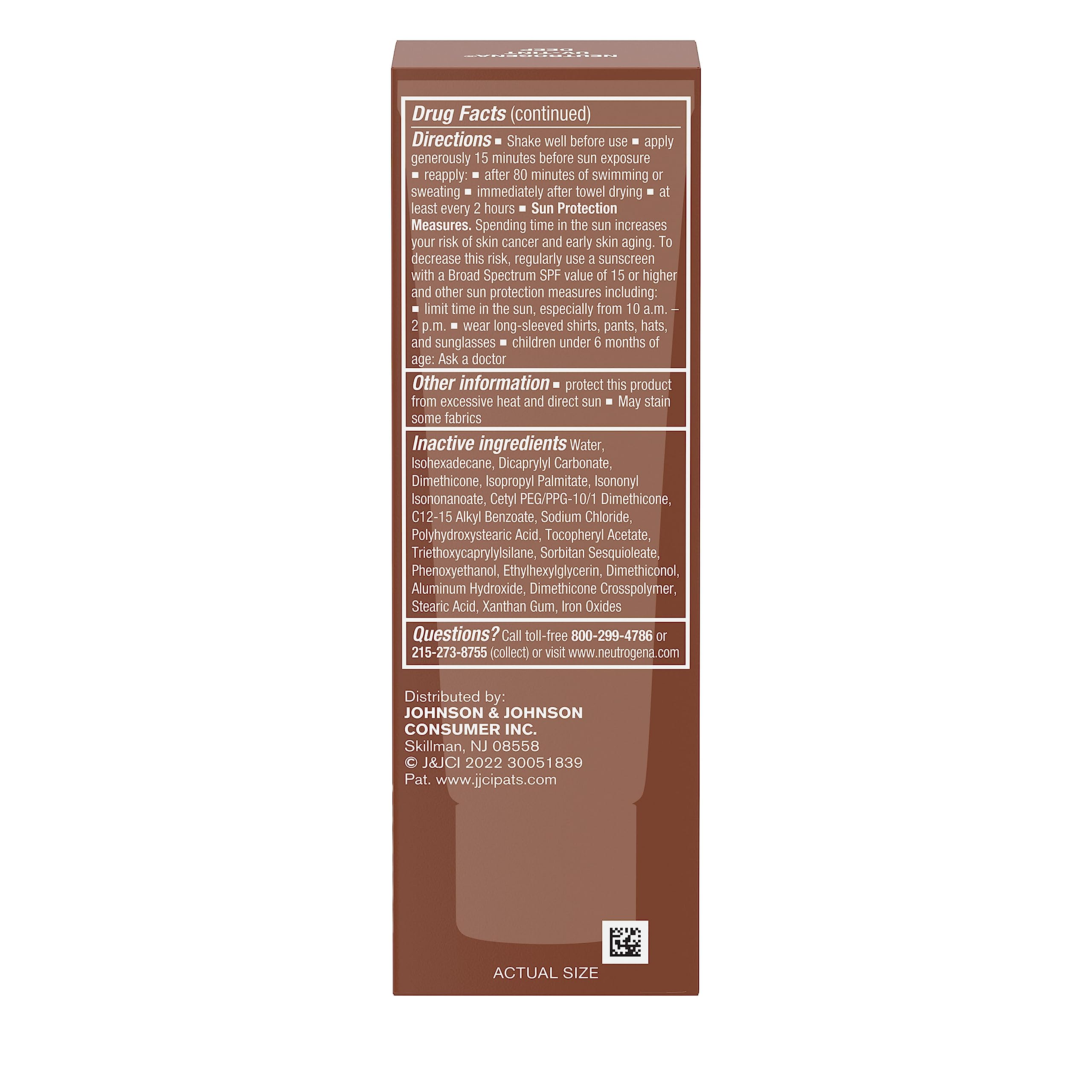 Neutrogena Purescreen water-resistant sun care for outdoor activities.