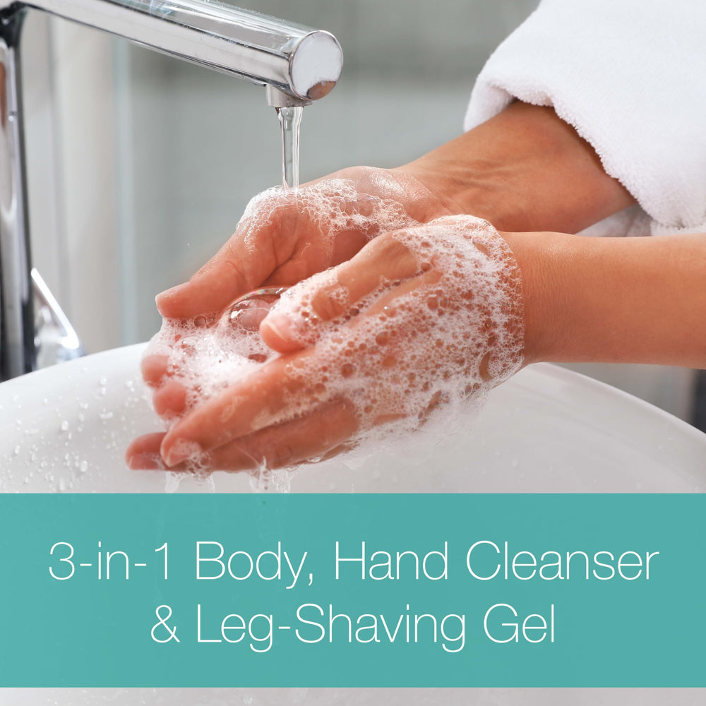 Neutrogena Rainbath bath or shower routine setup demonstrates versatile cleansing options.