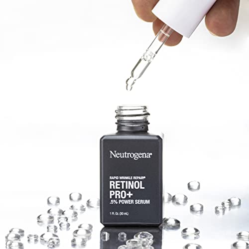 Neutrogena Rapid Wrinkle Pro+ serum dispensing action enables easy evening routine