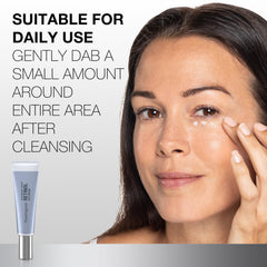 Neutrogena Rapid Wrinkle Repair Eye Cream with hyaluronic acid for plumper under-eye skin.