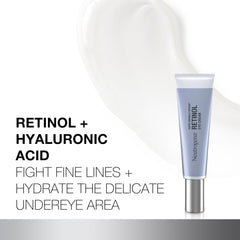 Neutrogena Rapid Wrinkle Repair Eye Cream applying under-eye to smooth fine lines.