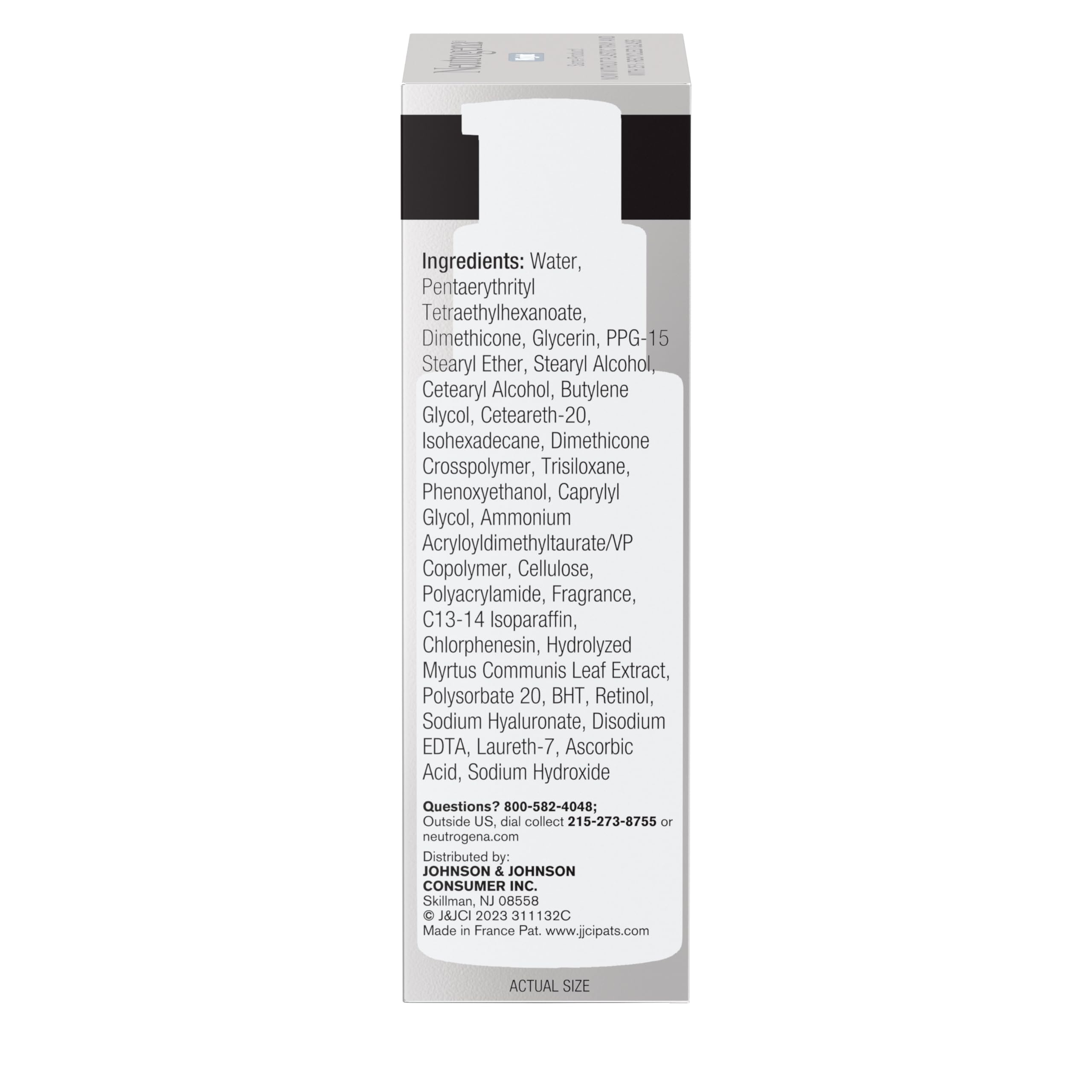 Neutrogena Rapid Wrinkle Repair night-cream close-up ready for nightly application.
