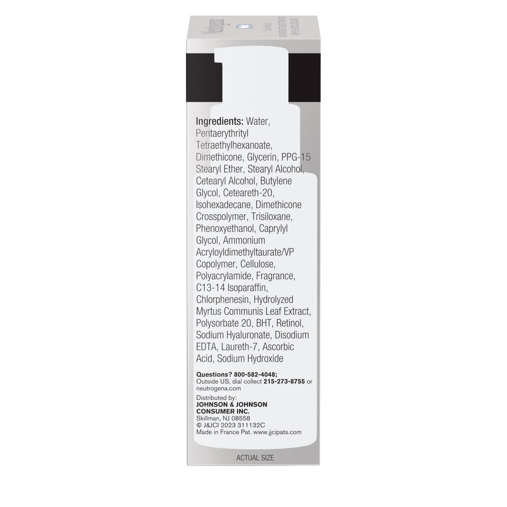 Neutrogena Rapid Wrinkle Repair night-cream close-up ready for nightly application.