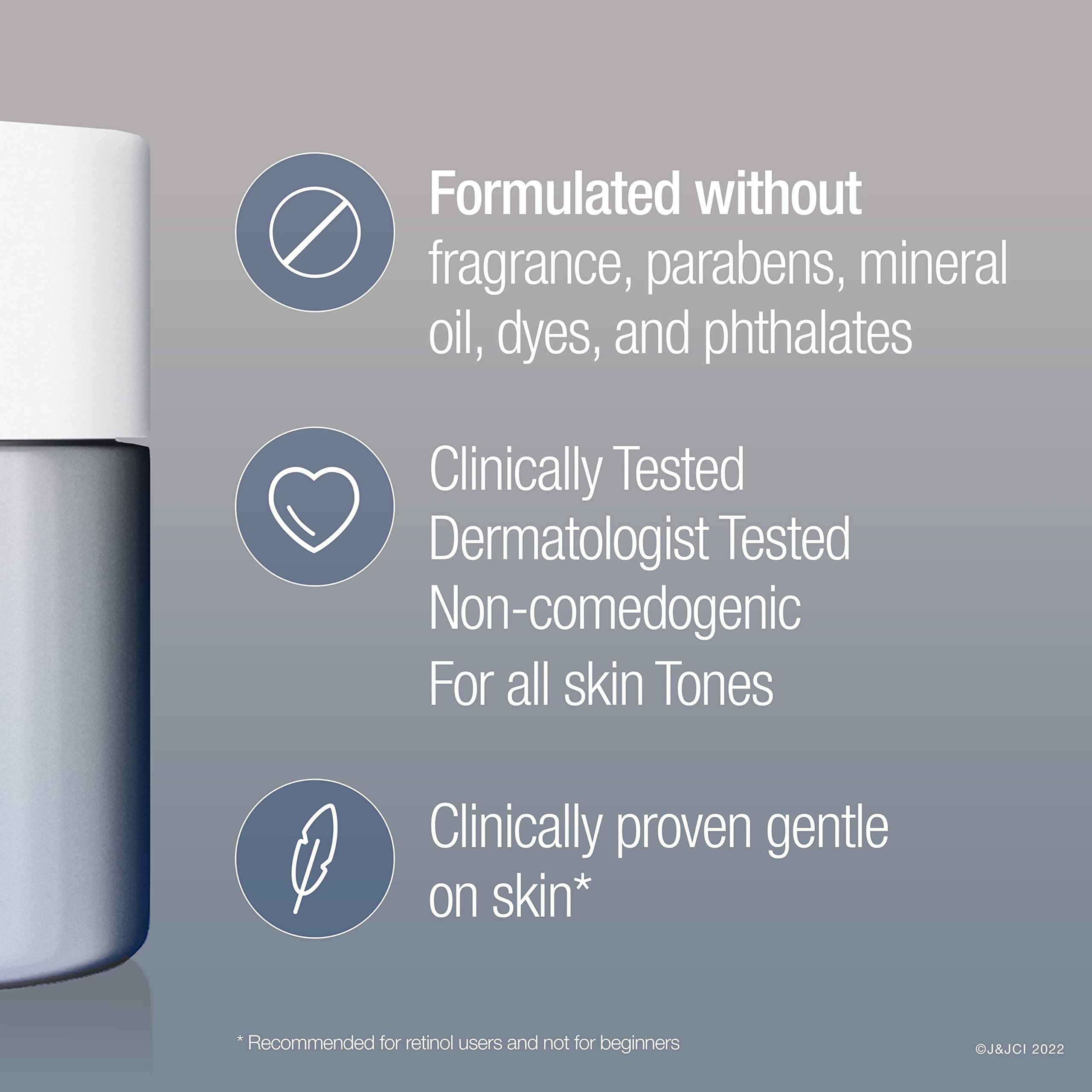Neutrogena Rapid Wrinkle Repair night cream on clean skin for smoother look