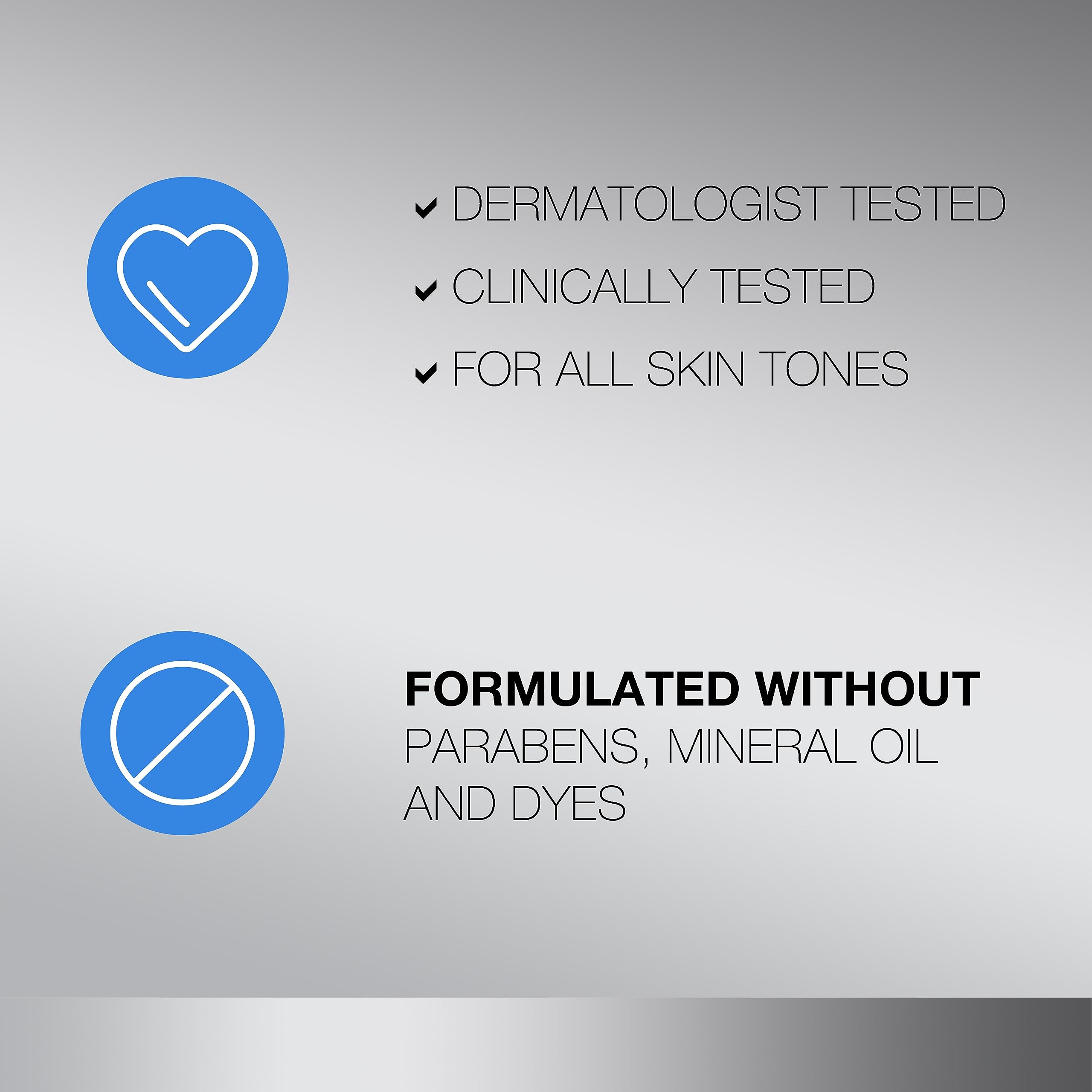 Dermatologist-tested Neutrogena logo reinforces trusted retinol solution
