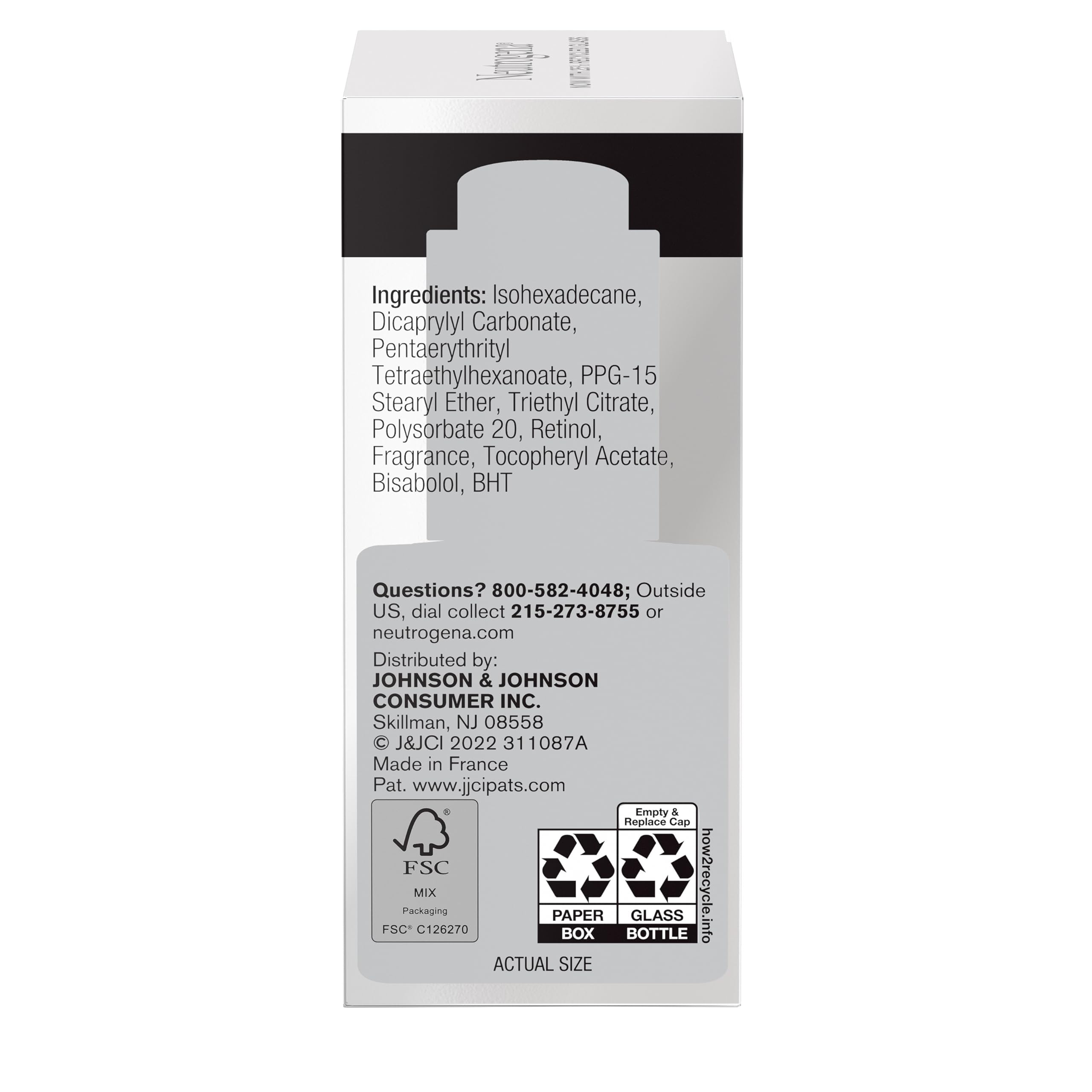 Night-time routine scene featuring Neutrogena Retinol Oil for evening care