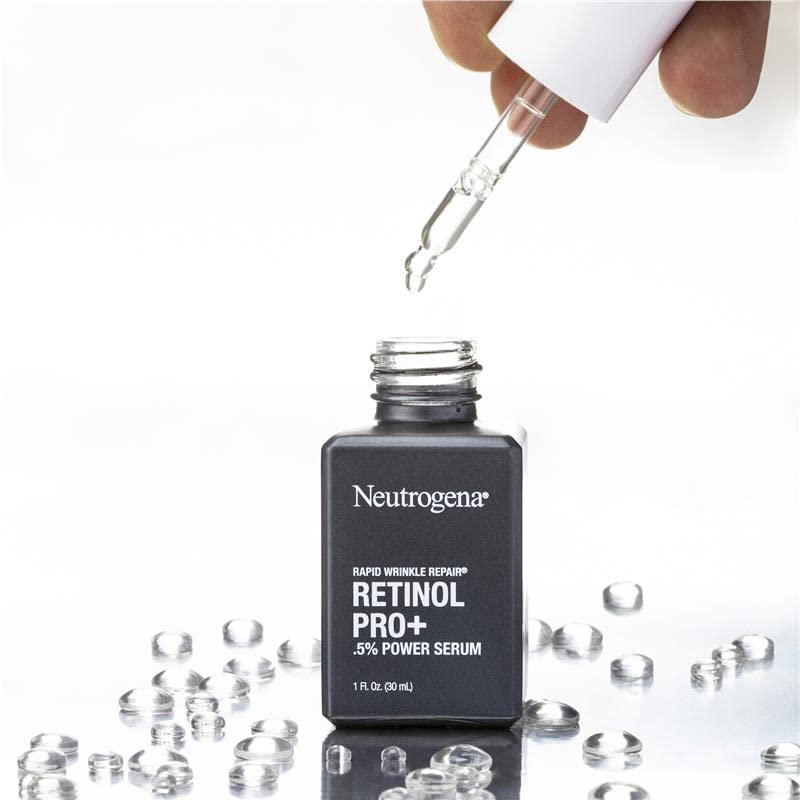 Neutrogena Rapid Wrinkle Repair Serum 2-pack on display for convenient care